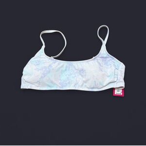xhilaration multi-color tie-dye bikini top NWT
